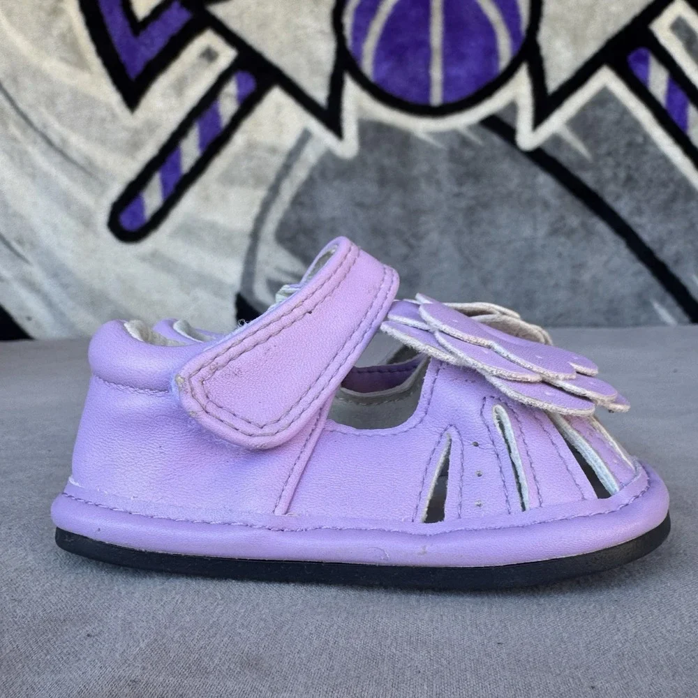 Size 6-12 Month - Baby sandals Purple‎ Jack and Lilly